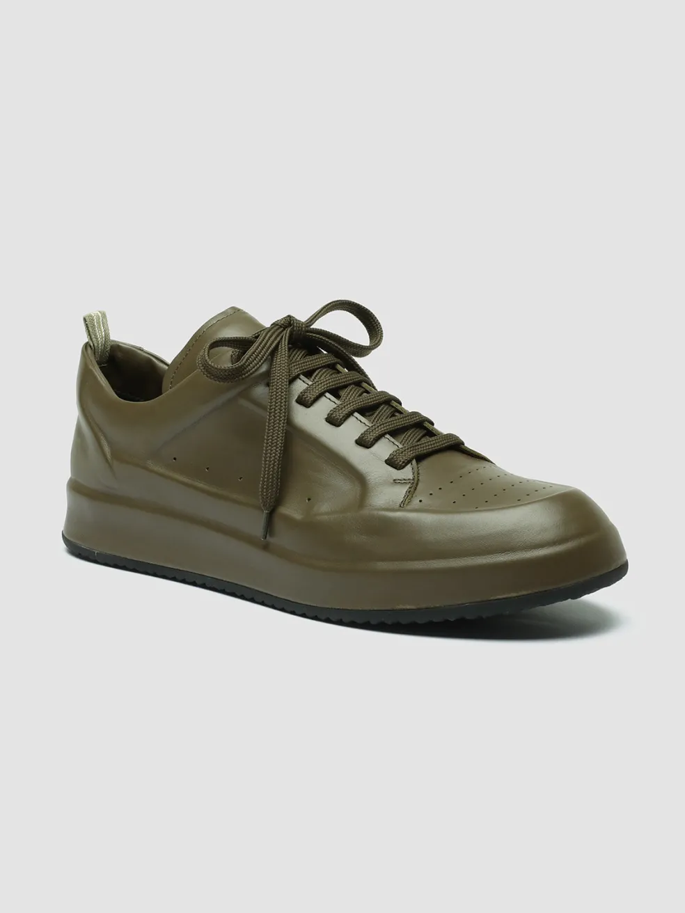 Discount Officine Creative ACE 016 - Leather Sneakers GREEN