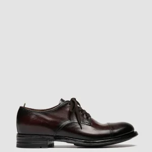 Store Officine Creative ADMIRAL 002 - Leather Derby Shoes BURGUNDY