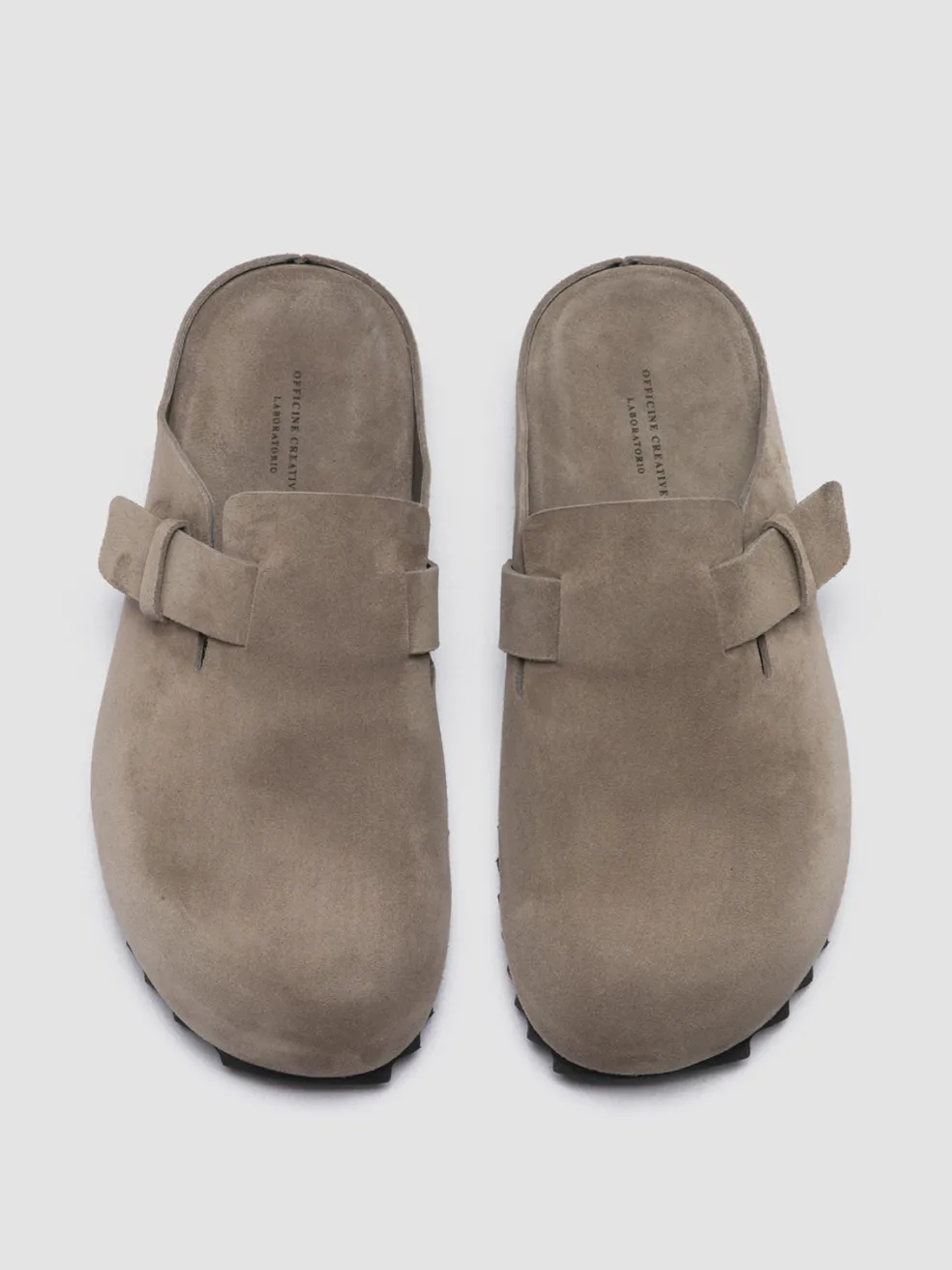 Cheap Officine Creative AGORÀ 004 - Grey Suede Sandal QUARZO