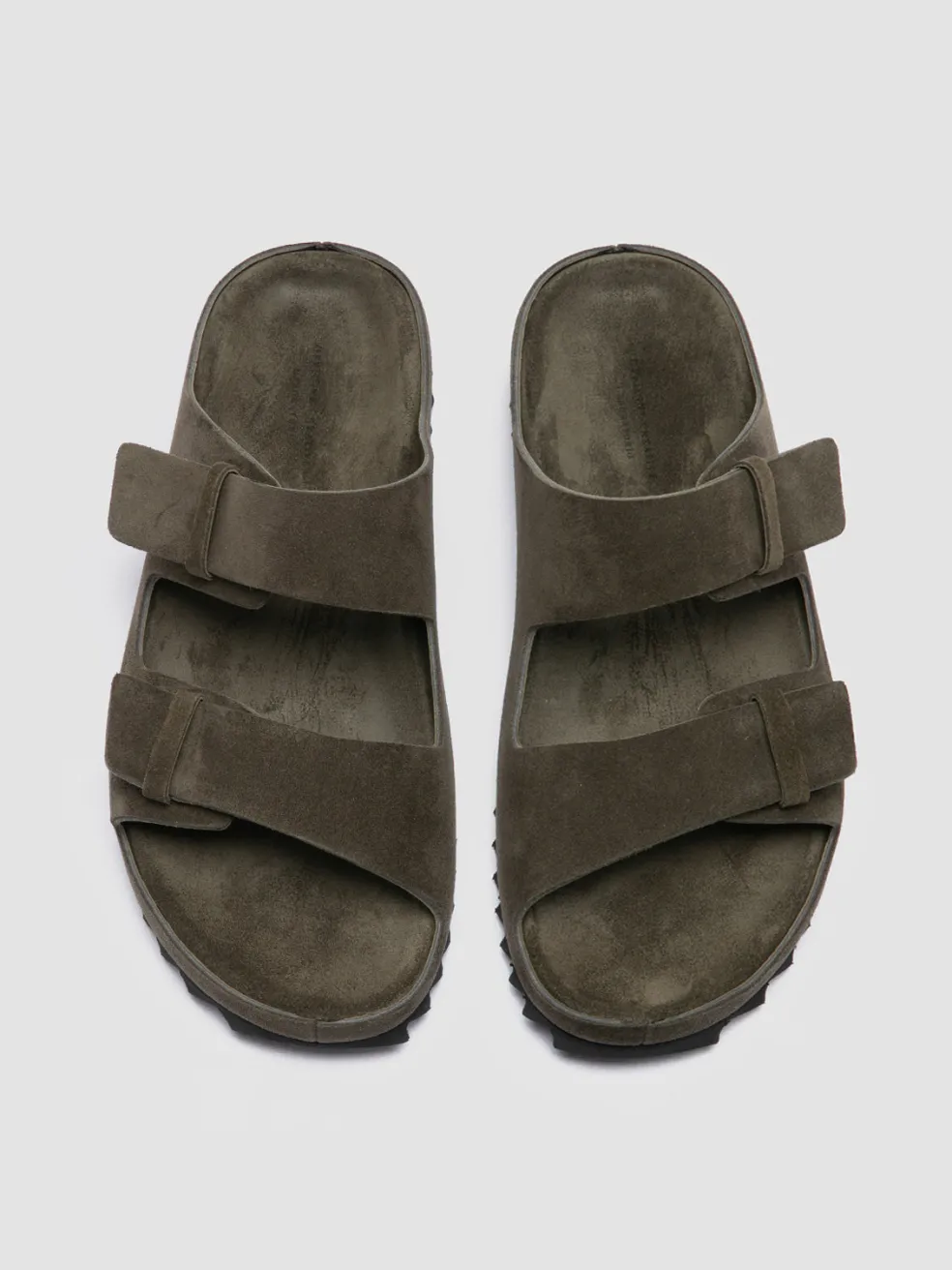 Best Officine Creative AGORA’ 002 - Suede Sandals GREEN