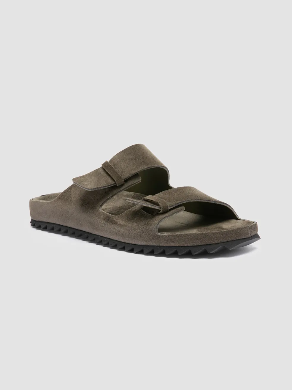 Best Officine Creative AGORA’ 002 - Suede Sandals GREEN