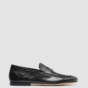 New Officine Creative AIRTO 001 - Leather Penny Loafers BLACK