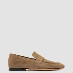 Best Officine Creative AIRTO 001 - Brown Suede Loafers CORK