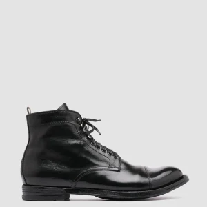 Sale Officine Creative ANATOMIA 016 - Leather Ankle Boots BLACK
