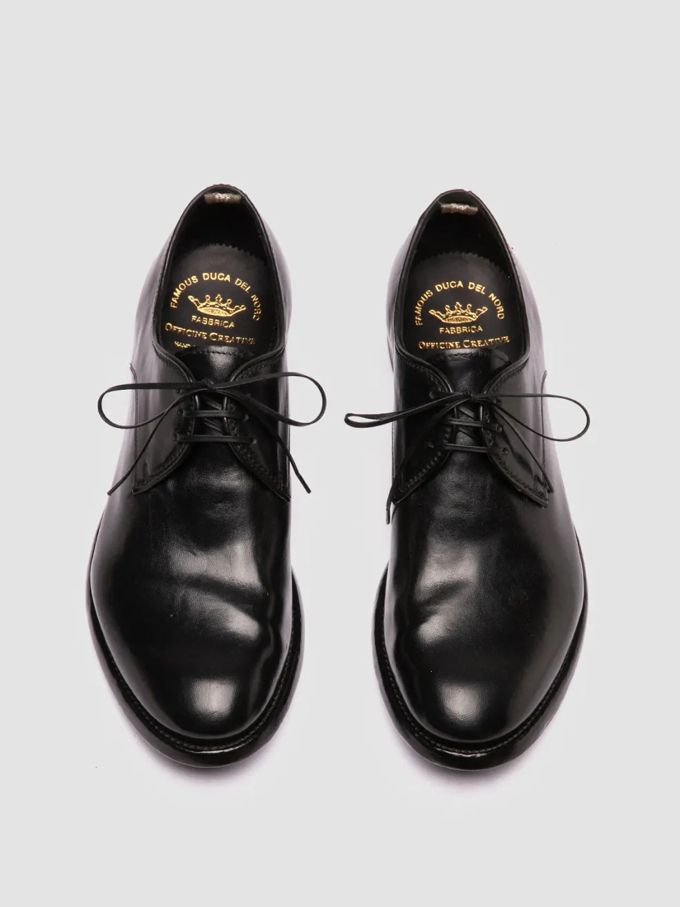 New Officine Creative ANATOMIA 87 - Leather Derby Shoes BLACK