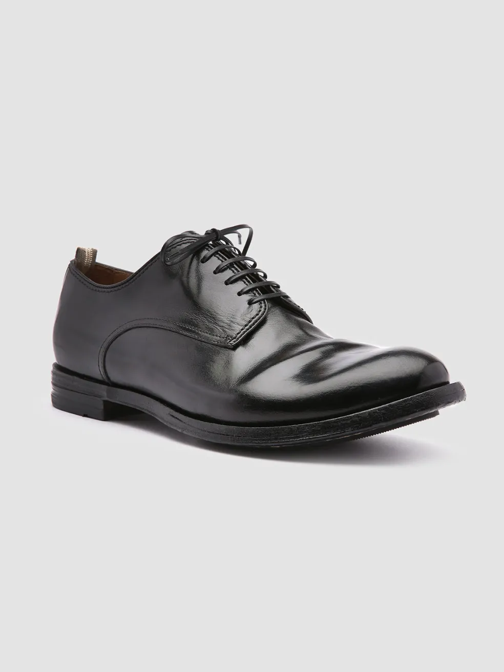 Best Sale Officine Creative ANATOMIA 012 - Leather Derby Shoes BLACK