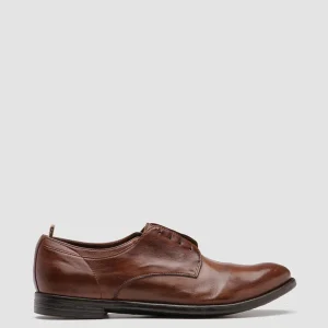 Flash Sale Officine Creative ARC 500 - Brown Leather Derby Shoes CIGAR
