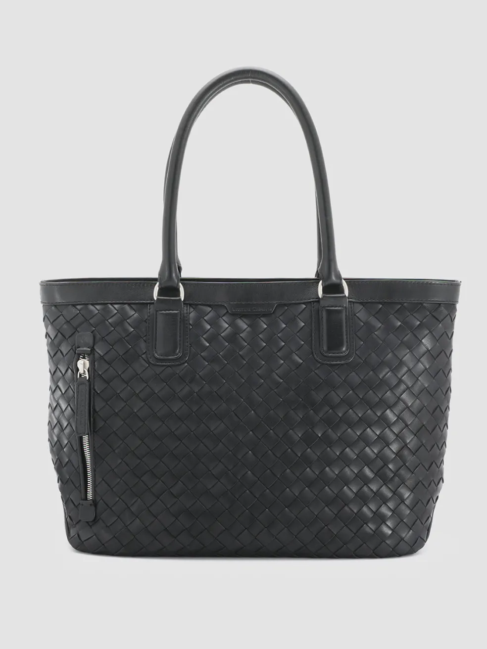 Clearance Officine Creative ARMOR 010 - Leather Briefcase BLACK