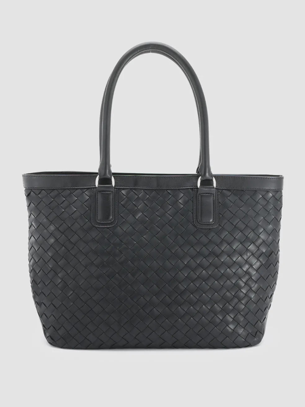 Clearance Officine Creative ARMOR 010 - Leather Briefcase BLACK