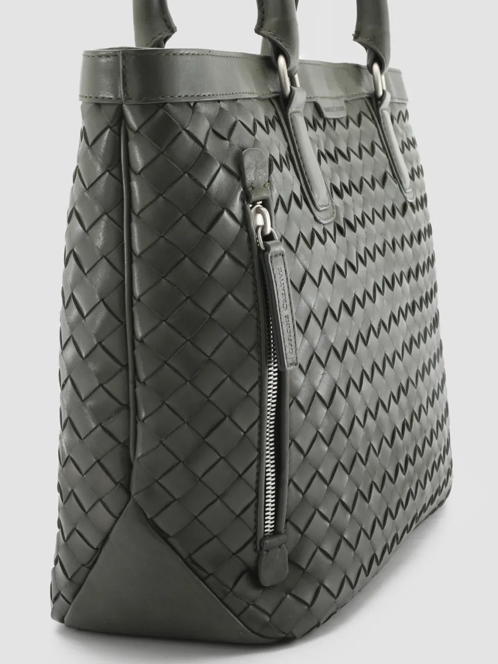 Flash Sale Officine Creative ARMOR 010 - Leather Briefcase GREEN