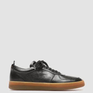 New Officine Creative ASSET 001 - Leather Low Top Sneakers BLACK