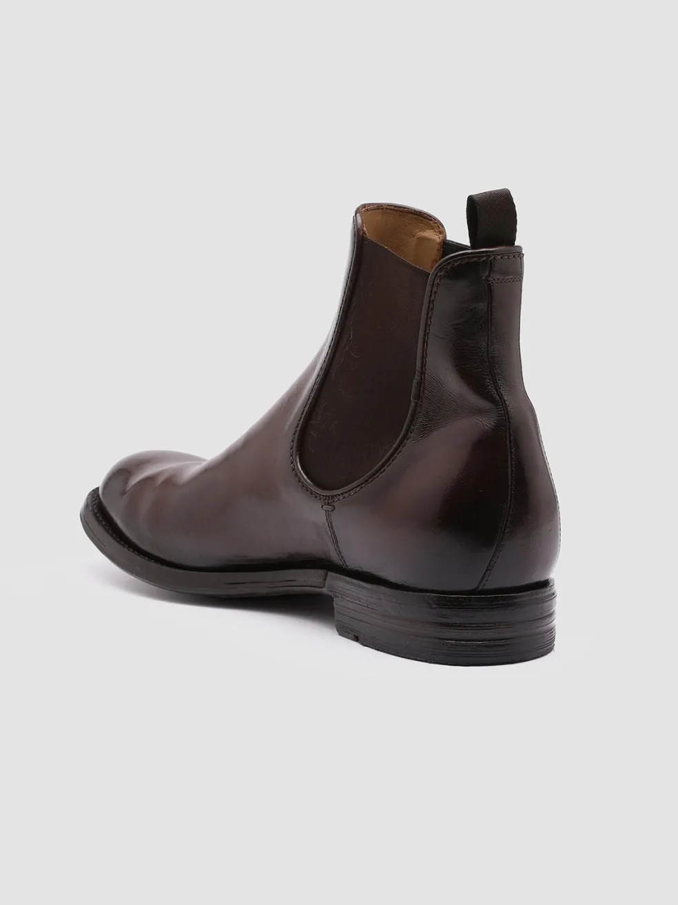 Cheap Officine Creative BALANCE 008 - Brown Leather Chelsea Boots DARK BROWN