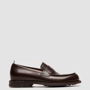 Online Officine Creative BELMONDO 006 - Brown Suede Penny Loafers OTTO