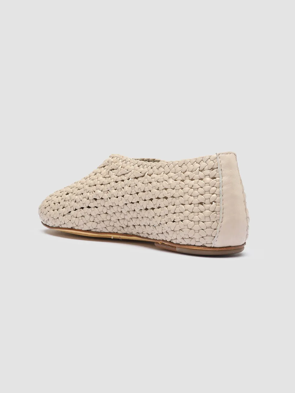 Store Officine Creative BESSIE 011 - Nebbia Leather Loafers WHITE