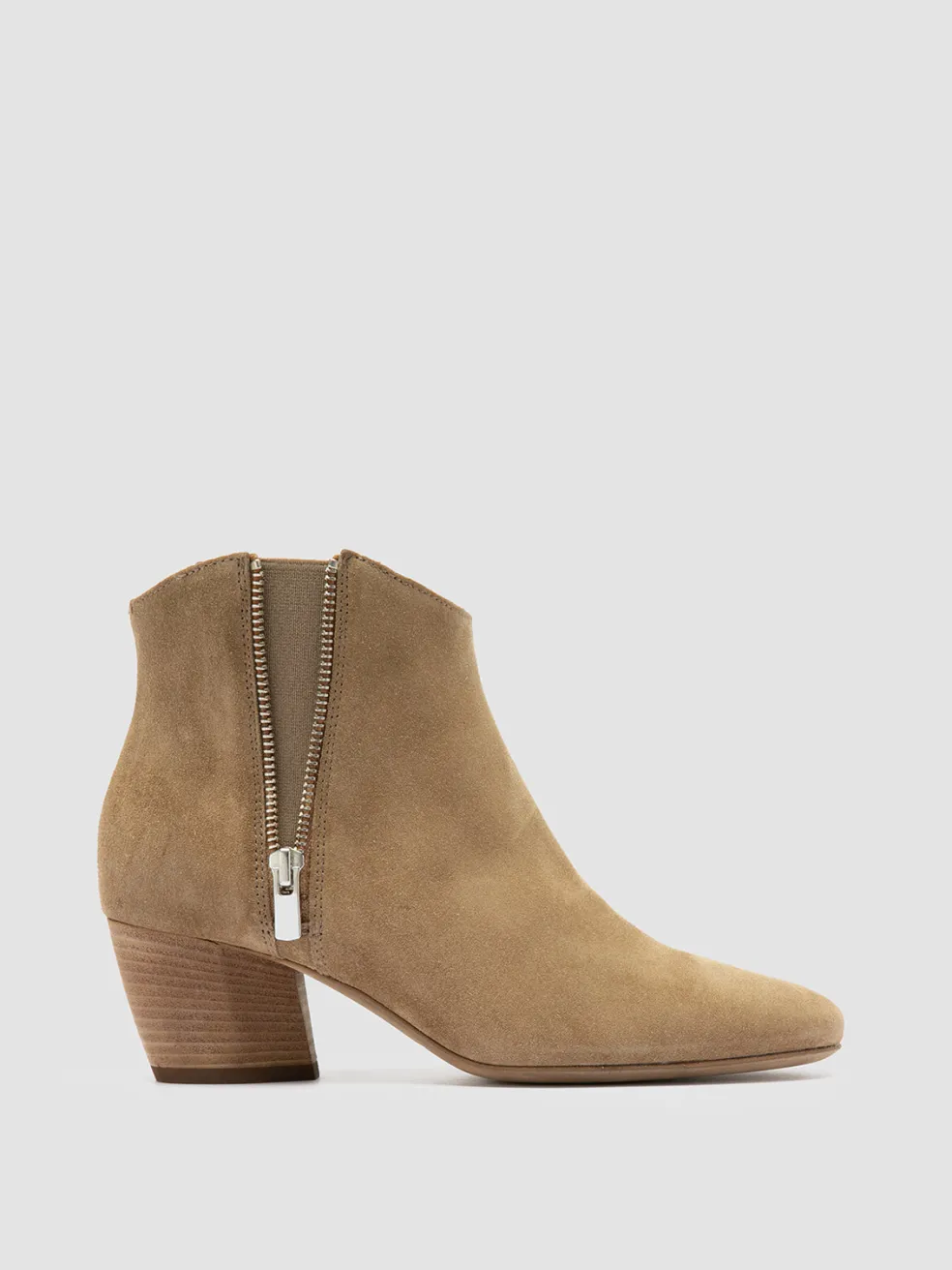 Shop Officine Creative BETH 012 - Suede Chelsea Boots BROWN