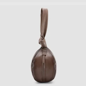 Shop Officine Creative BOLINA 23 - Leather Handle Bag TAUPE