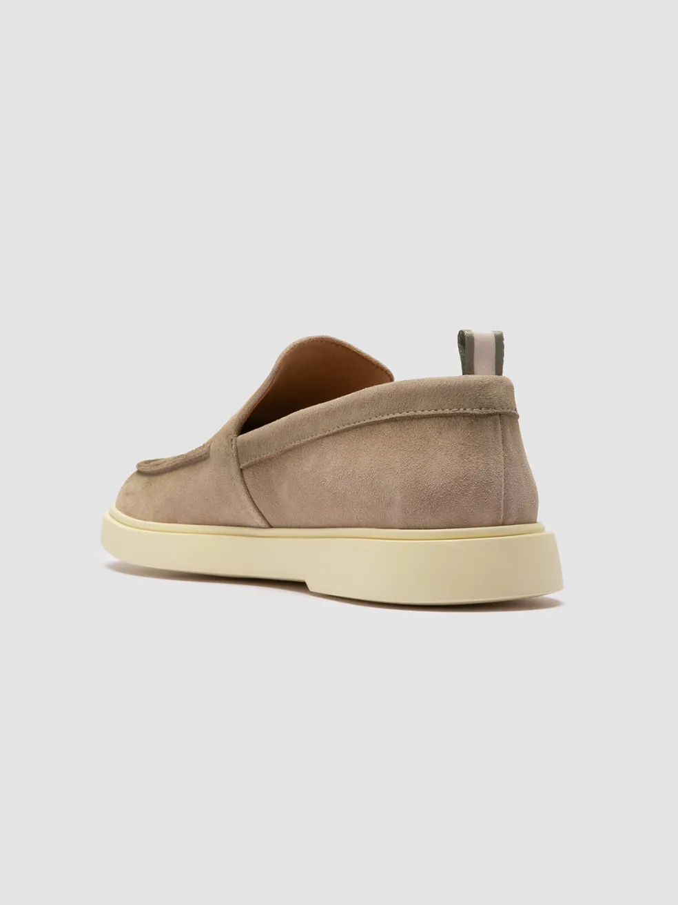 Cheap Officine Creative BONES 002 - Beige Suede Loafers NUDE SPRING