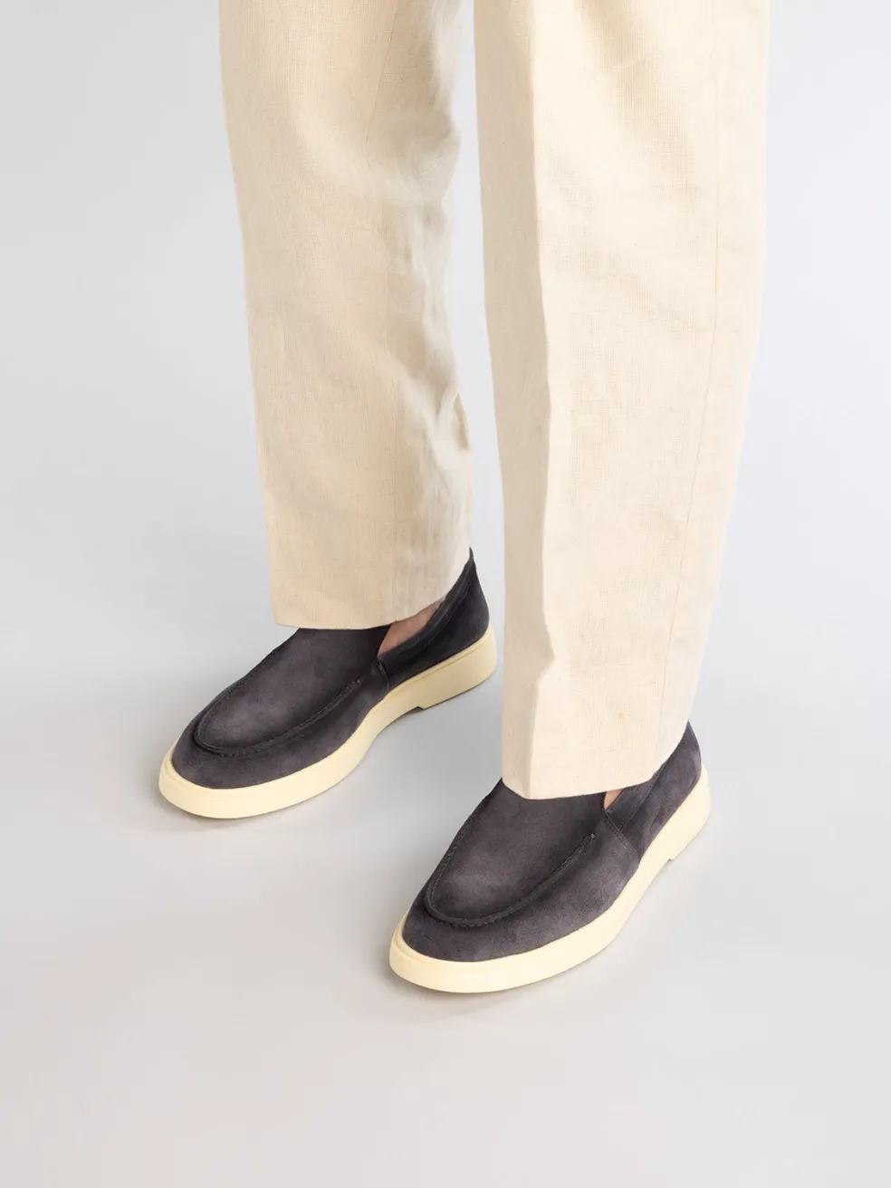 Cheap Officine Creative BONES 002 - Beige Suede Loafers NUDE SPRING