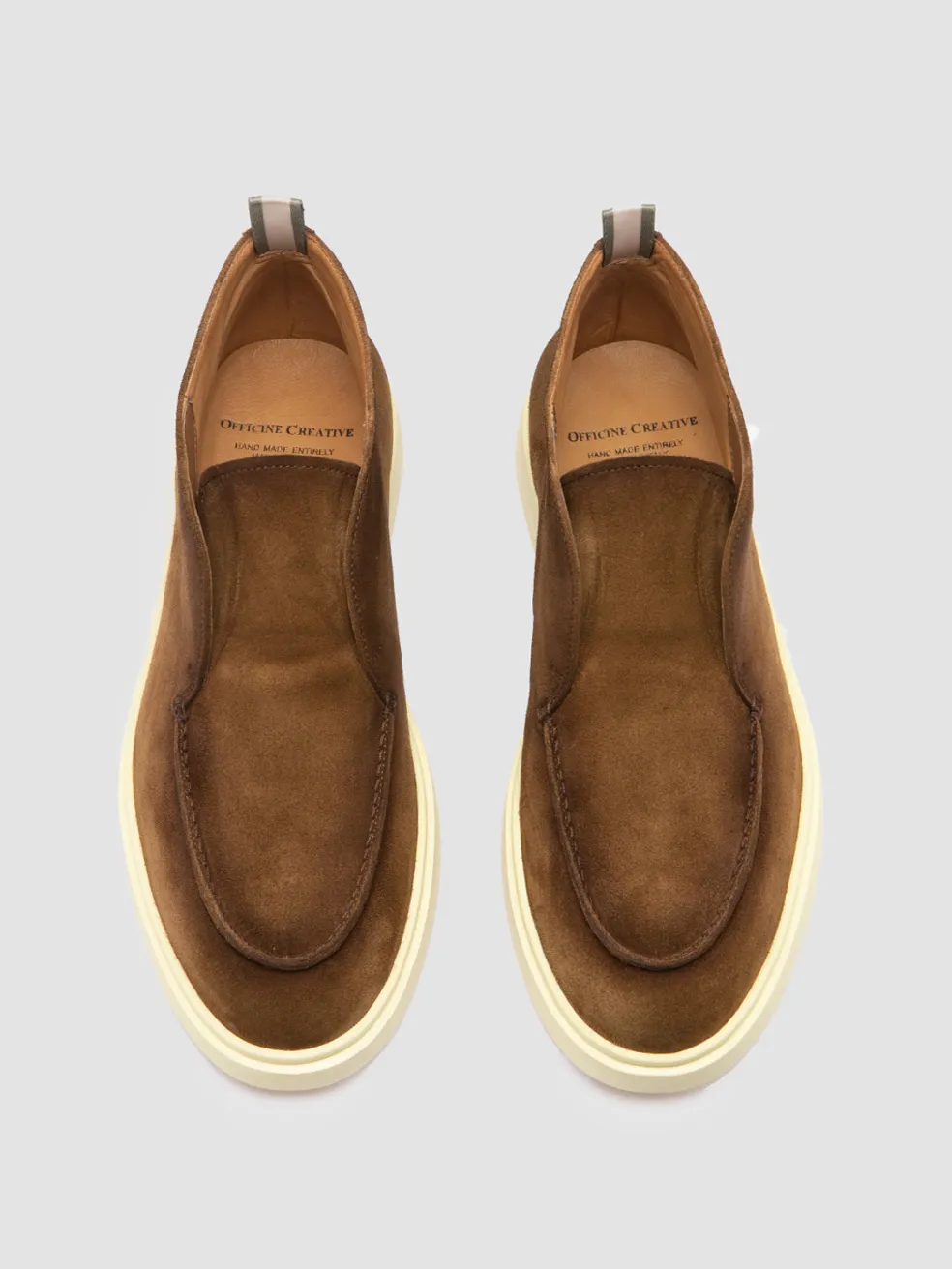 Outlet Officine Creative BONES 003 - Brown Suede Chukka Boots BIRRA