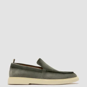 Flash Sale Officine Creative BONES 002 - Suede Loafers GREEN