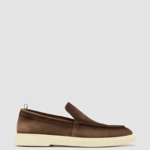 Sale Officine Creative BONES 002 - Suede Loafers TAUPE
