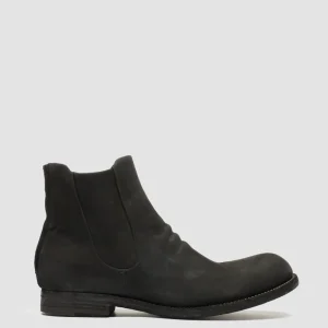 Online Officine Creative BUBBLE 029 - Suede Ankle Boots BLACK