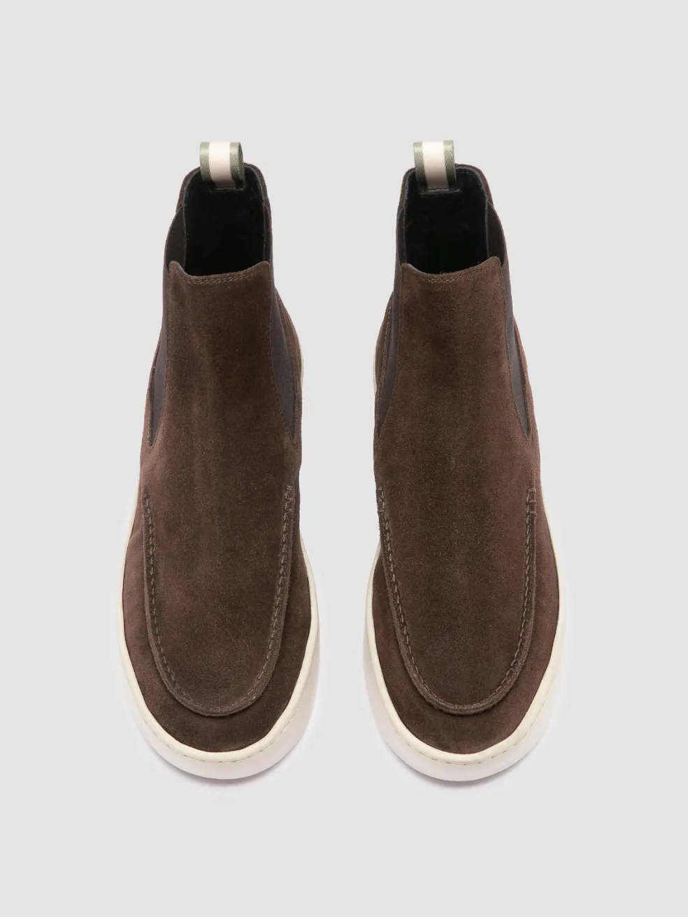 New Officine Creative BUG 003 - Suede Chelsea Boots BROWN