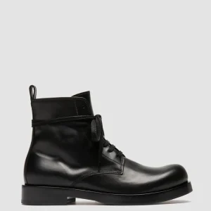 Discount Officine Creative BULLA 002 - Leather Lace-up Boots BLACK