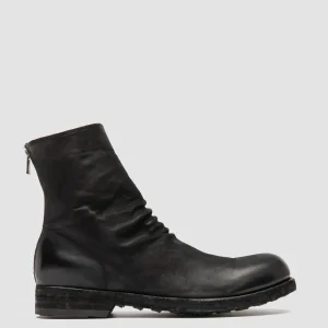 Cheap Officine Creative BULLA DD 103 - Leather Zipped Boots BLACK