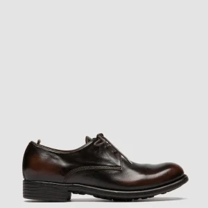 Flash Sale Officine Creative CALIXTE 068 - Brown Leather Derby Shoes CAFFE'/T.MORO 25                                  