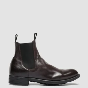 Best Sale Officine Creative CALIXTE 004 - Leather Chelsea Boots BURGUNDY