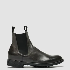 Best Sale Officine Creative CALIXTE 004 - Leather Chelsea Boots GREY