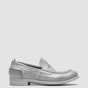 Sale Officine Creative CALIXTE 042 - Leather Penny Loafers GREY