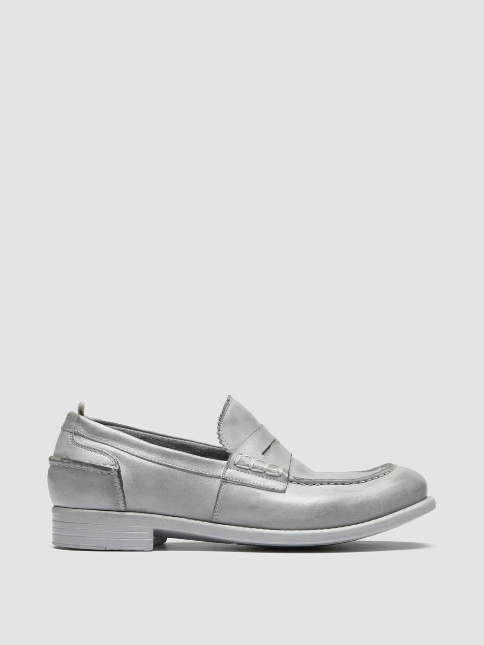 Sale Officine Creative CALIXTE 042 - Leather Penny Loafers GREY