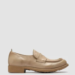 Best Sale Officine Creative CALIXTE 020 - Leather Penny Loafers TAUPE
