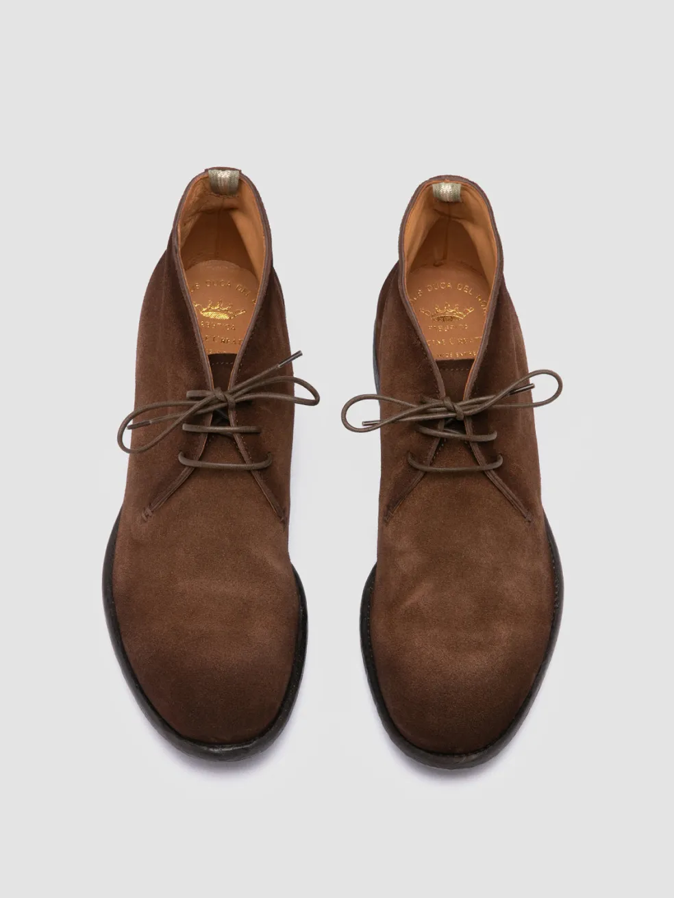 New Officine Creative CETON 685 - Brown Suede Chukka Boots CHESTNUT