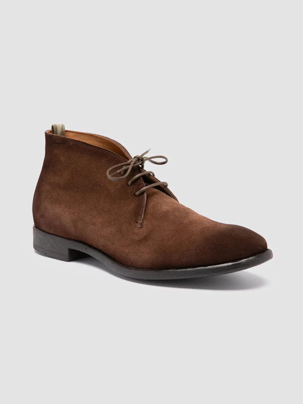 New Officine Creative CETON 685 - Brown Suede Chukka Boots CHESTNUT