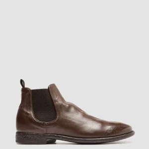 New Officine Creative CETON 647 - Leather Chelsea Boots CIGAR