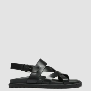 Best Officine Creative CHARRAT 002 - Leather Sandals BLACK