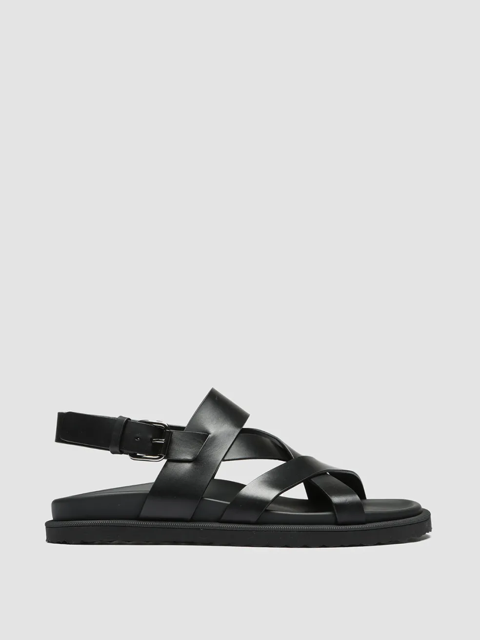 Best Officine Creative CHARRAT 002 - Leather Sandals BLACK