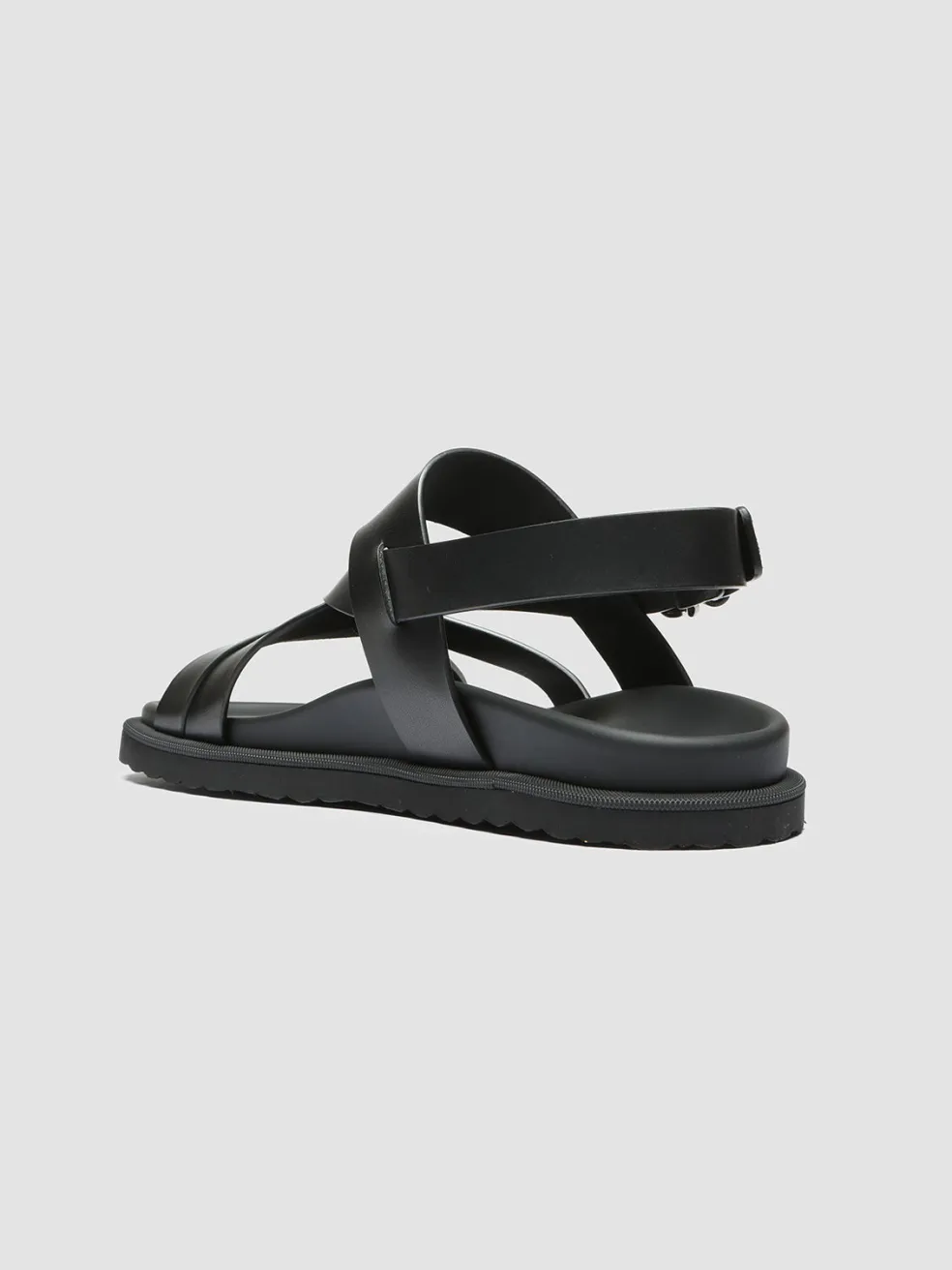 Best Officine Creative CHARRAT 002 - Leather Sandals BLACK