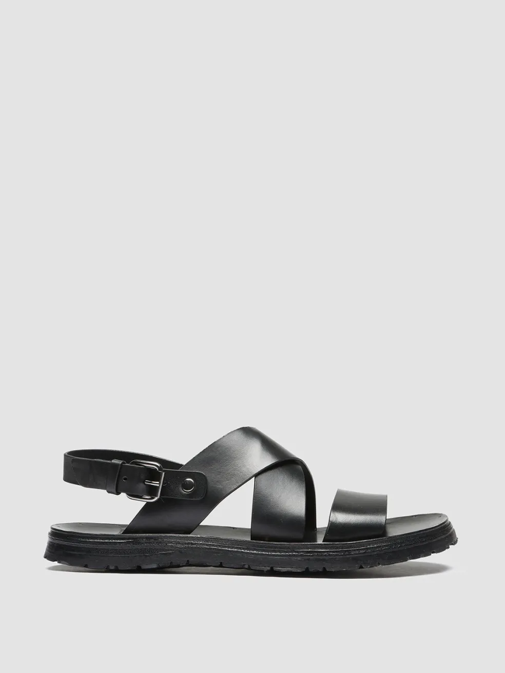 Clearance Officine Creative CHIOS 005 - Leather Sandals BLACK