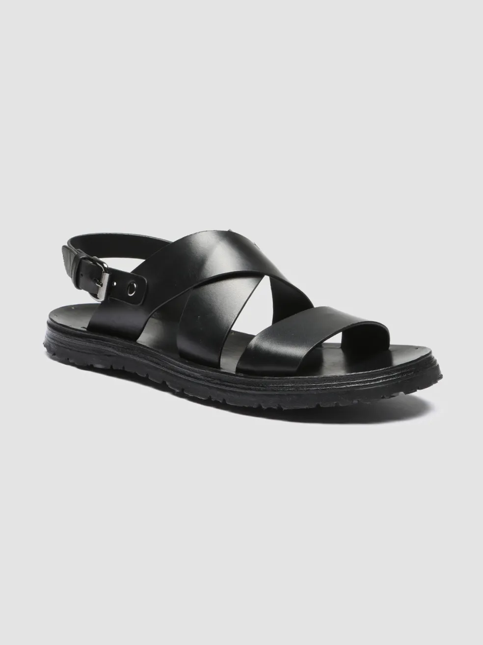 Clearance Officine Creative CHIOS 005 - Leather Sandals BLACK