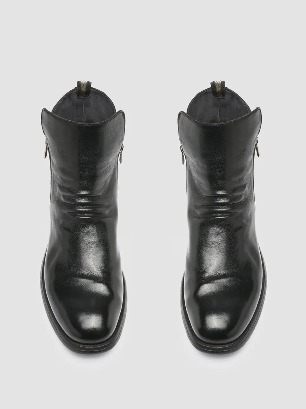 Clearance Officine Creative CHRONICLE 042 - Leather Ankle Boots BLACK