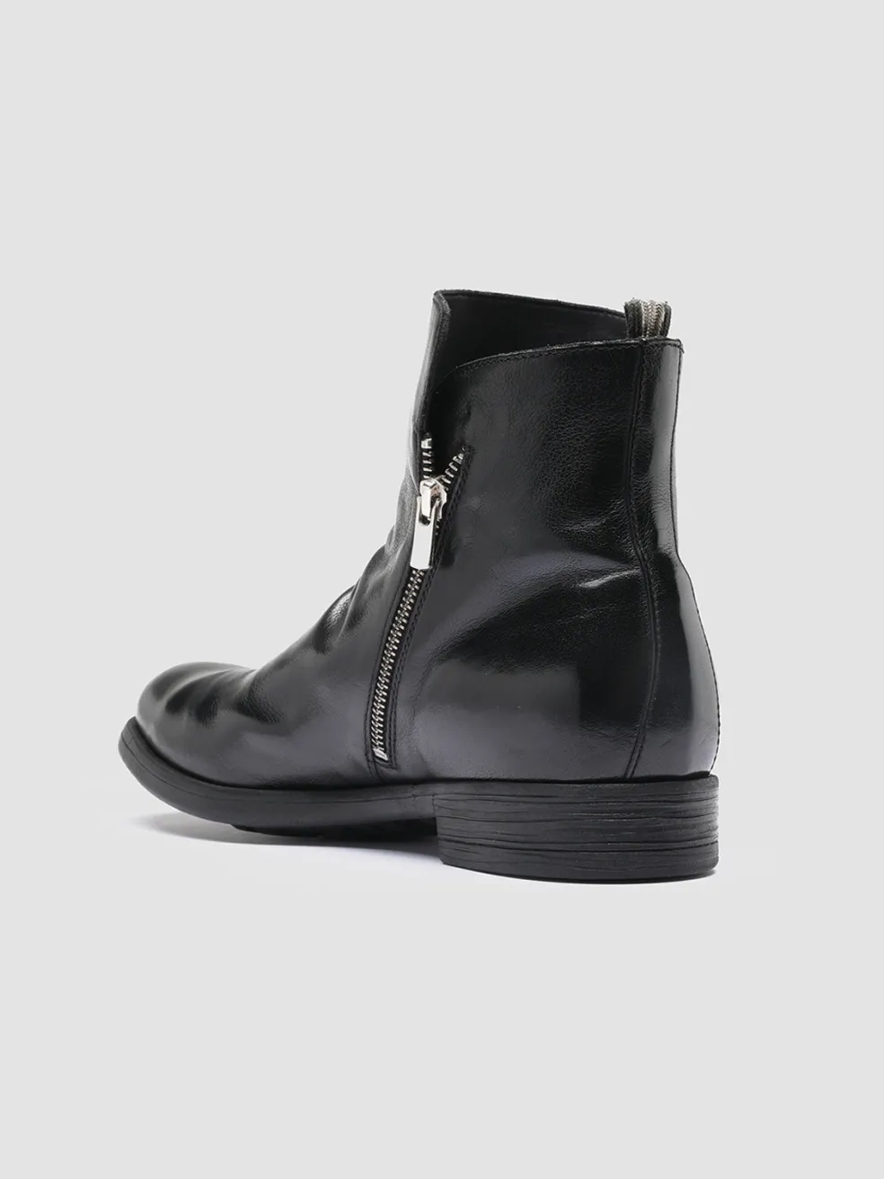 Clearance Officine Creative CHRONICLE 042 - Leather Ankle Boots BLACK