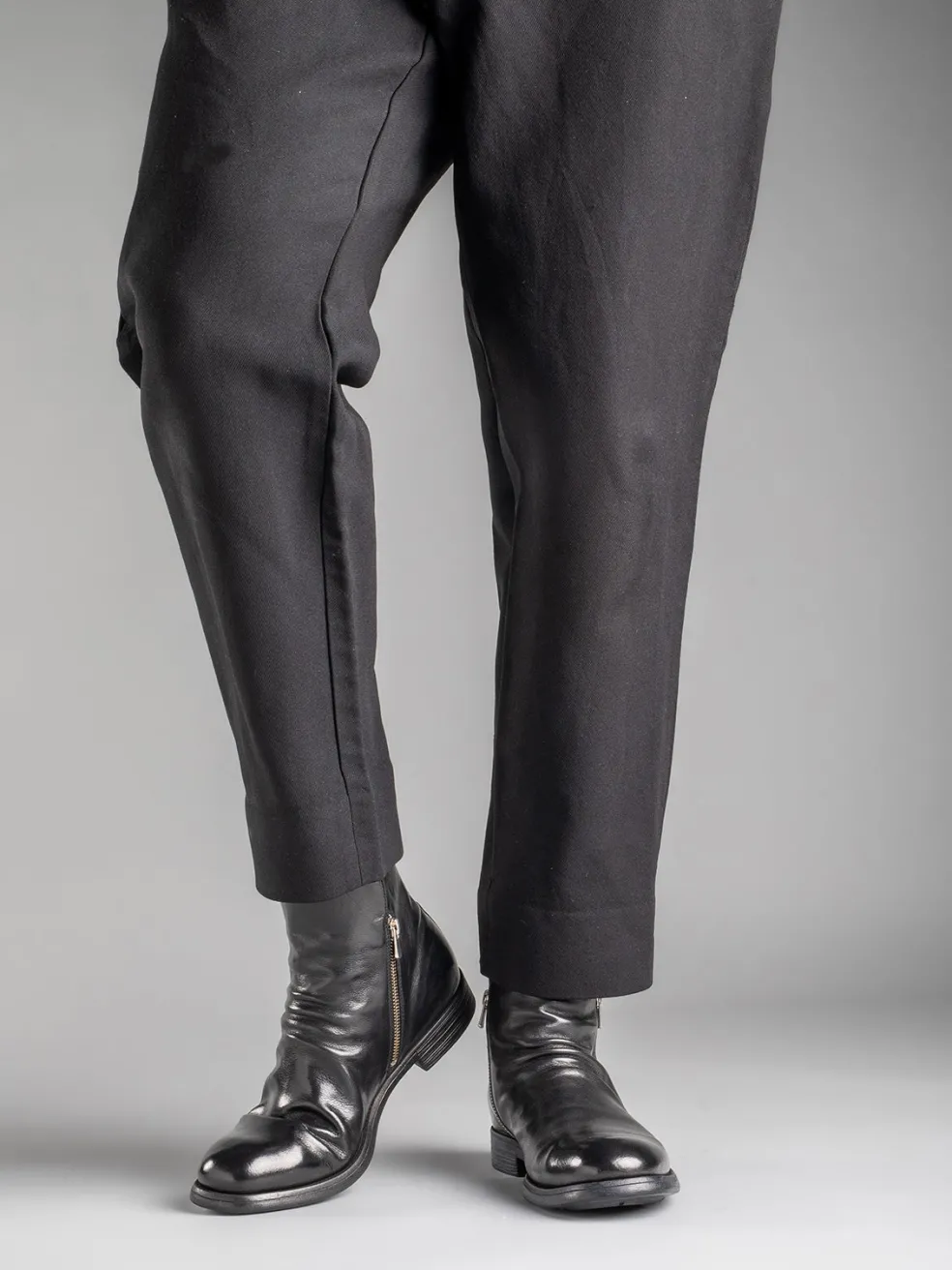 Clearance Officine Creative CHRONICLE 042 - Leather Ankle Boots BLACK