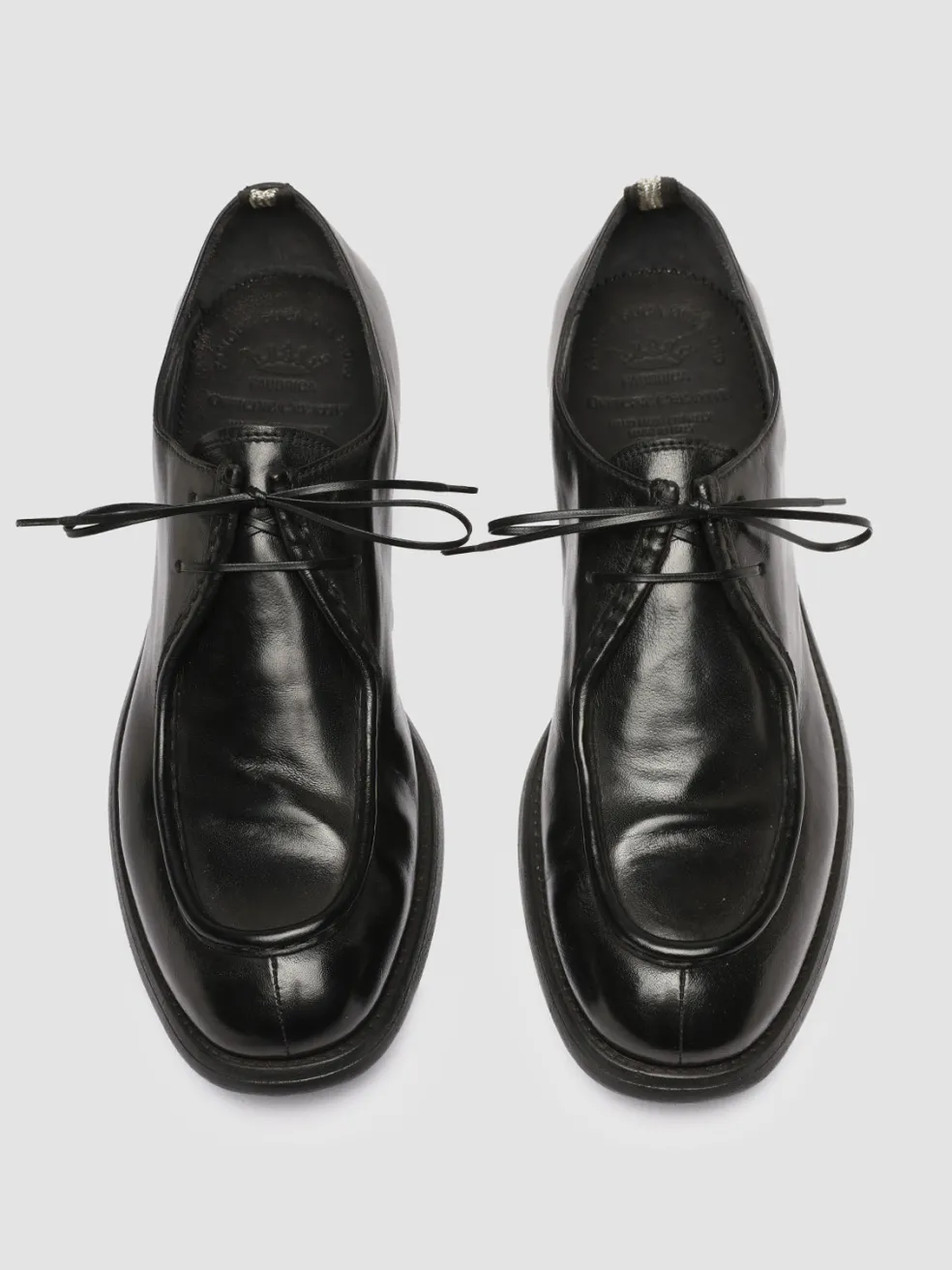 Sale Officine Creative CHRONICLE 060 - Leather Derby Shoes BLACK
