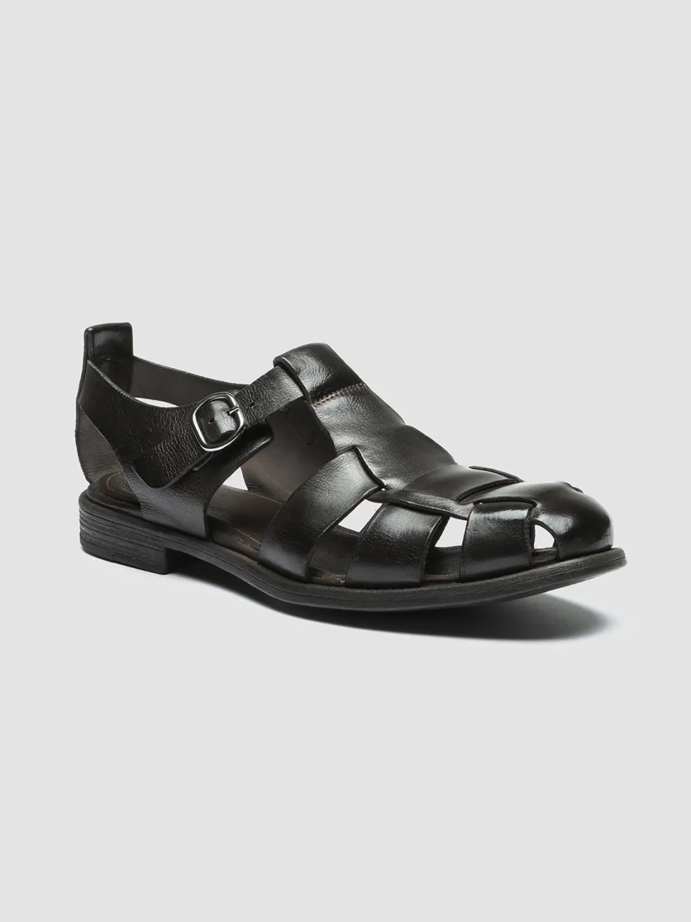 Flash Sale Officine Creative CHRONICLE 145 - Leather Sandals BROWN
