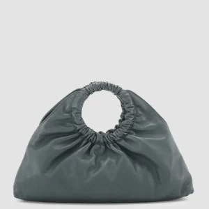 Fashion Officine Creative CIRCLE 14 - Leather Clutch Bag GREEN