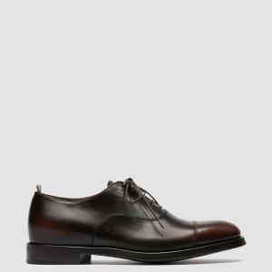 Store Officine Creative CONSULTANT 003 - Brown Leather Oxford Shoes BRUNO/TM25